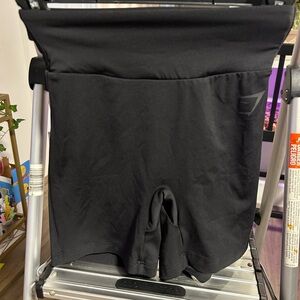 high waisted gym shark biker shorts